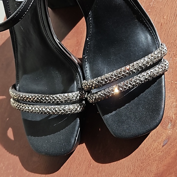 Steve Madden black studded platform sandals size 10 - Picture 7 of 11
